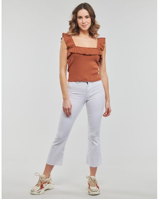 NMSALLIE HIGH WAISTED FLARED JEANS