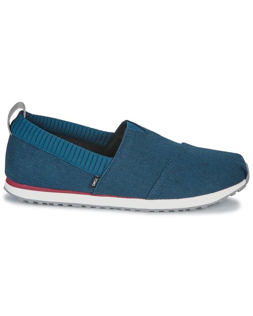 TOMS Blue Flip Flops Alpargata Resident for men