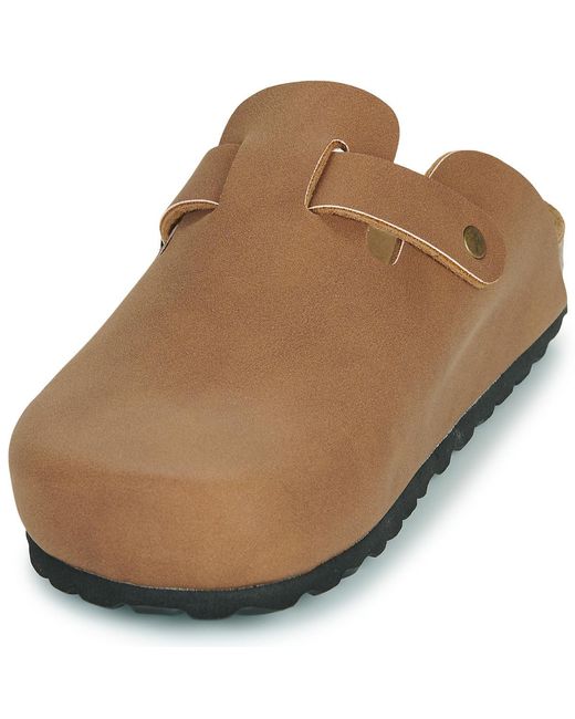 Casual Attitude Brown Clogs (shoes) Miloss
