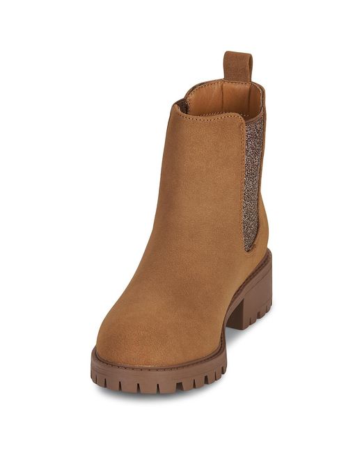 ONLY Brown Mid Boots Onlzoe Nubuck