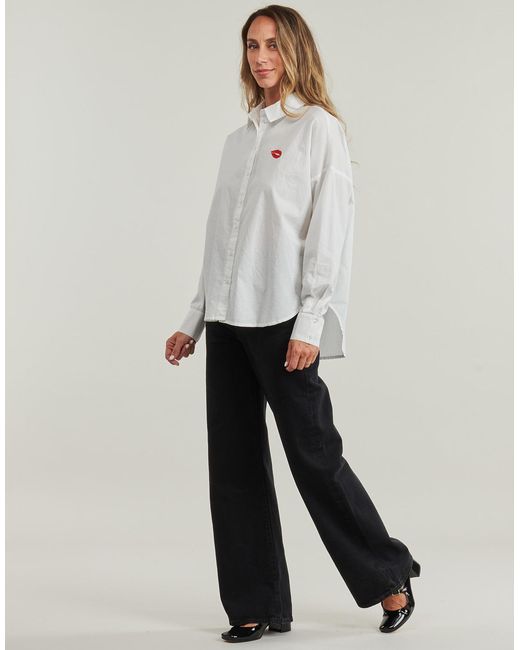 Pieces White Shirt Pcjanne