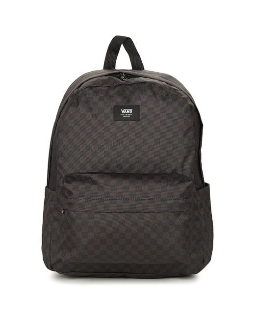 Vans Black Backpack Old Skool Check Backpack 22l