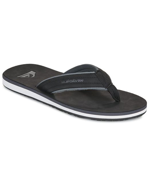 Quiksilver Black Flip Flops / Sandals (shoes) Carver Nubuck 26 for men