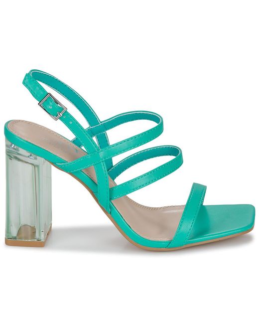 Moony Mood Blue Heeled Sandals Pelina