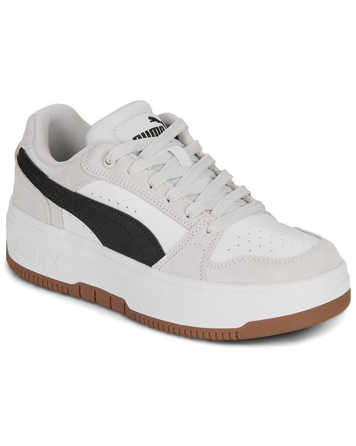 PUMA White Shoes (trainers) Rebound Low Sd