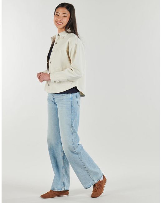 Jdy White Denim Jacket Noma L/s Shacket