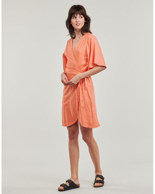 Rip Curl Orange Dress Ibiza Wrap Dress