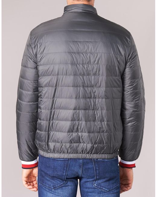 tommy hilfiger reversible nylon down jacket