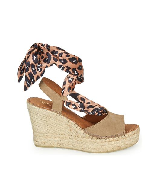 Fericelli Brown Serraje Sandals