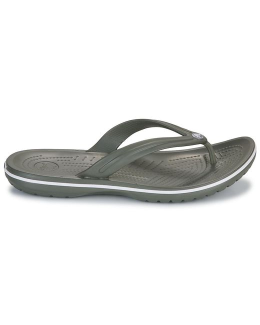 CROCSTM Gray Flip Flops / Sandals (shoes) Crocband Flip for men