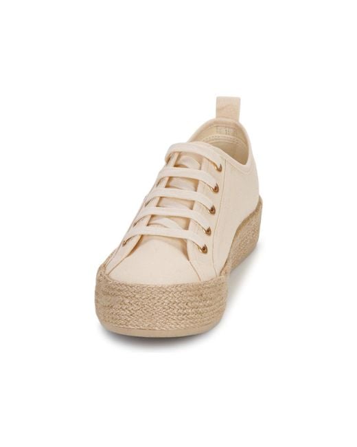 ONLY White Shoes (trainers) Onlida-1 Lace Up Espadrille Sneaker