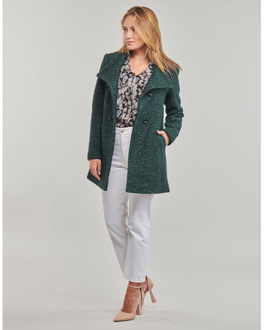 ONLY Green Coat Onlsophia Wool Coat Cc Otw