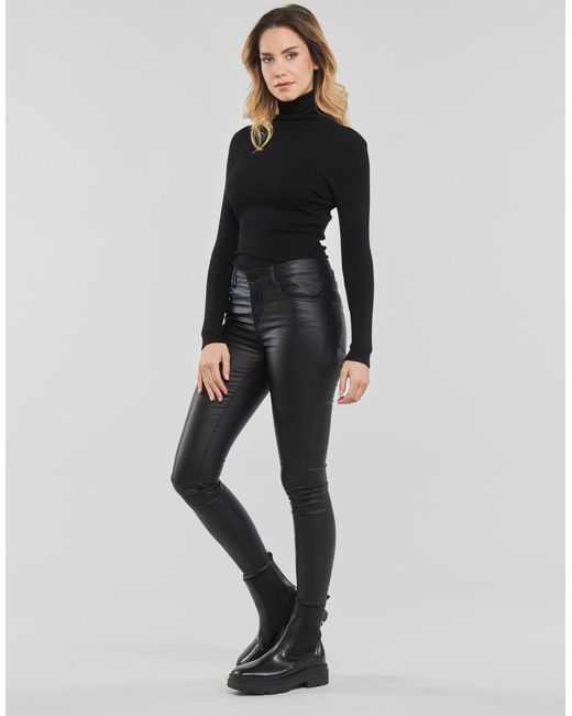 ONLY Black Sweater Onlkarol L/s Rollneck Pullover Knt Noos