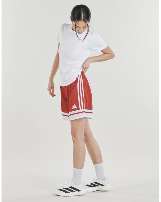Adidas Red Shorts Football