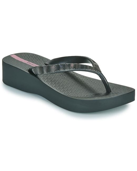 Ipanema Green Flip Flops / Sandals (shoes) Mesh X Plat Fem
