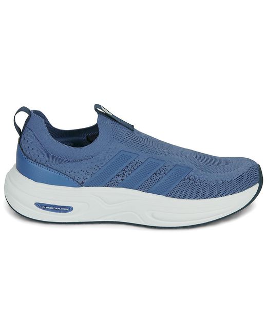 Adidas Blue Shoes (trainers) Cloudfoam Cuxxion - Sock for men