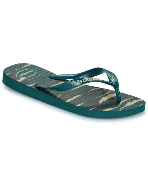 Havaianas Green Flip Flops / Sandals (shoes) Camu for men
