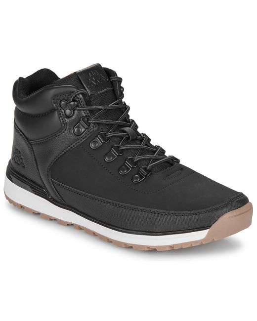Kappa Black Mid Boots Logo Monsi Mid for men