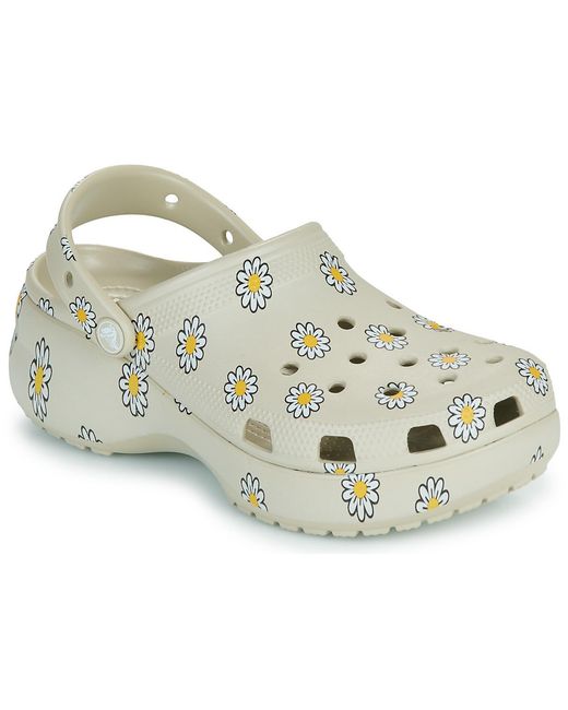 CROCSTM Metallic Clogs (shoes) Classic Platform Floral Clog