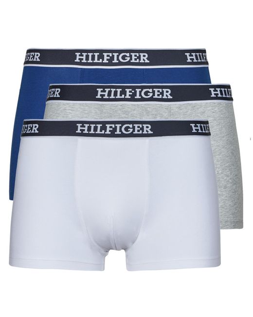 Tommy Hilfiger Blue Boxer Shorts Th Monotype X3 for men