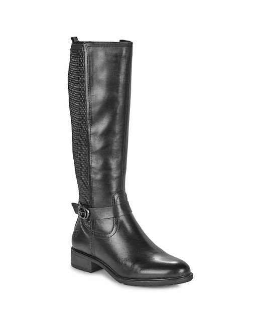 Tamaris Black High Boots Avoris