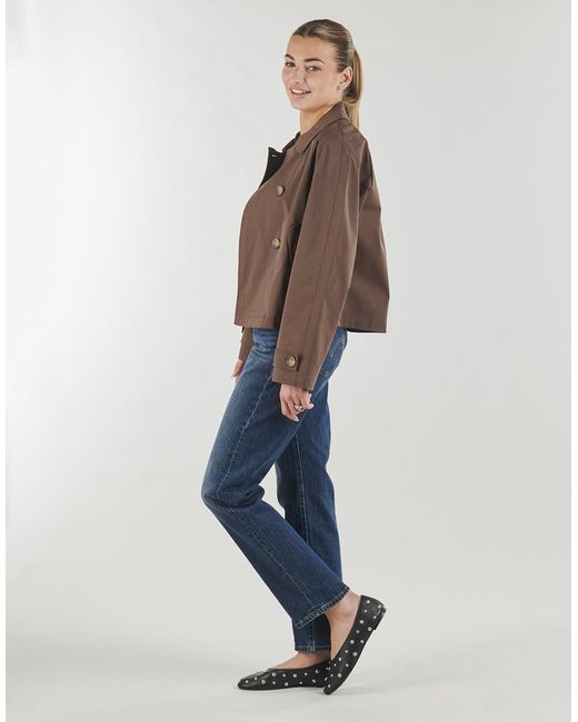 ONLY Brown Trench Coat Onlapril Life Short