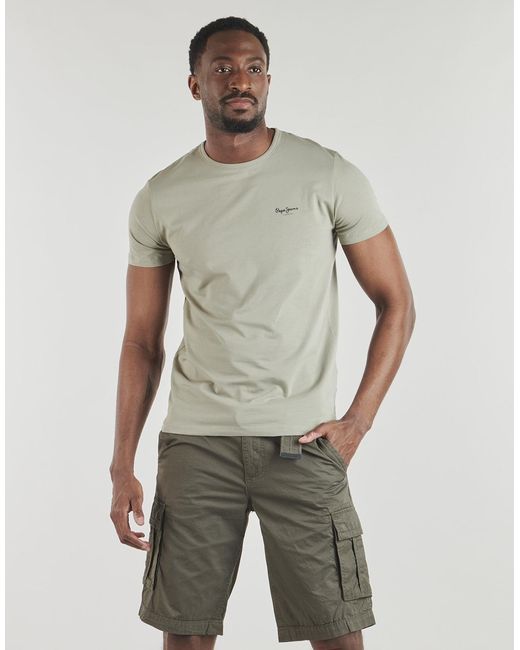 Pepe Jeans Green T Shirt Original Basic 3n for men