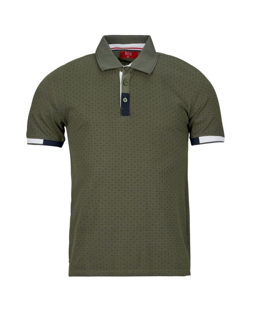 BOTD Green Polo Shirt Achird for men