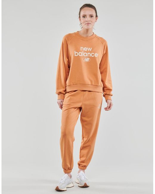 New Balance Natural Tracksuit Bottoms Essentials Reimagined Archive French Terry Pant