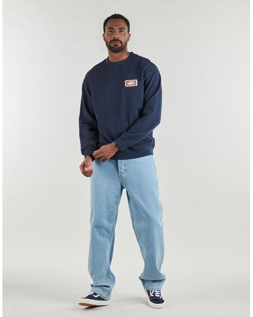 Quiksilver Blue Sweatshirts Elevated Crew for men