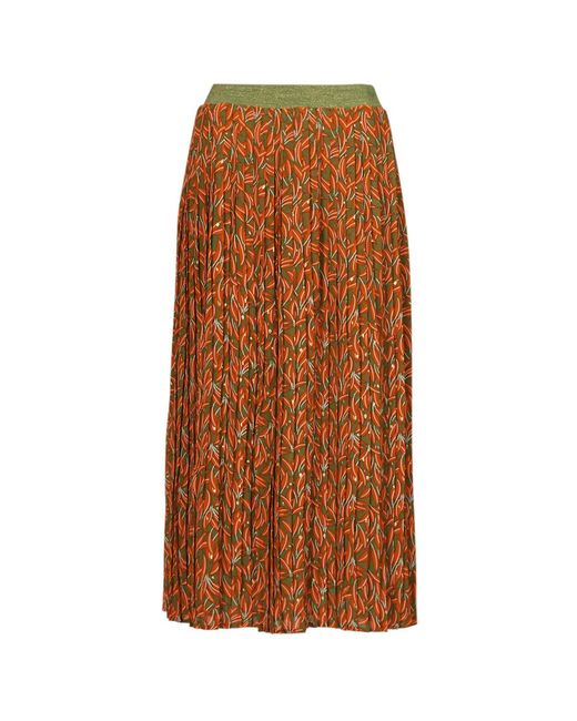 ONLY Brown Long Skirts Onlmiley