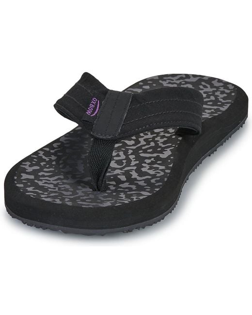 Oxbow Black Flip Flops / Sandals (shoes) S1land for men