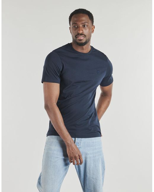 Lyle & Scott Blue T Shirt Superfine T-shirt for men
