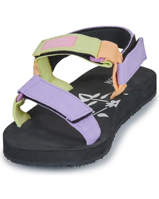 Oxbow Blue Flat Sandals Rixy