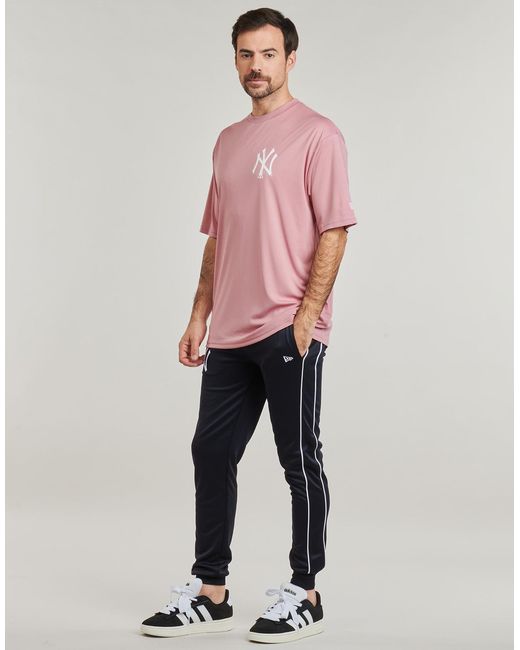 KTZ Pink T Shirt League Essentials Tee New York Yankees for men