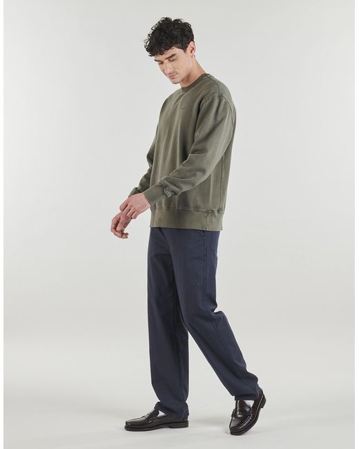 Levi's Green Sweatshirts Authentic Crew for men