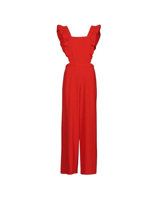 Naf Naf Red Ejenny Jumpsuit
