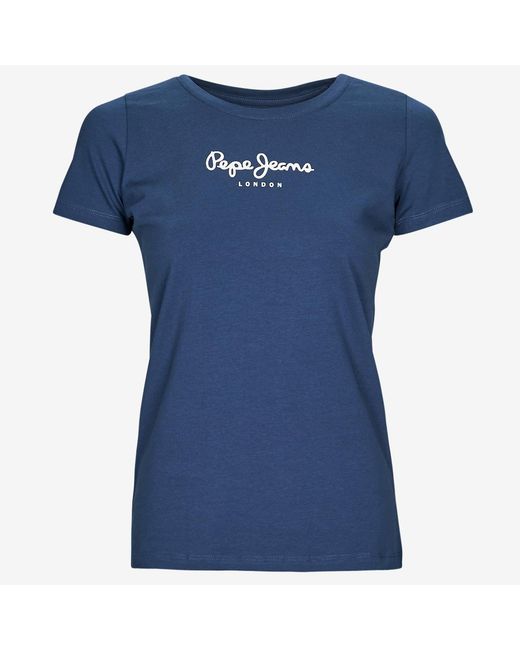 Pepe Jeans Blue T Shirt New Virginia