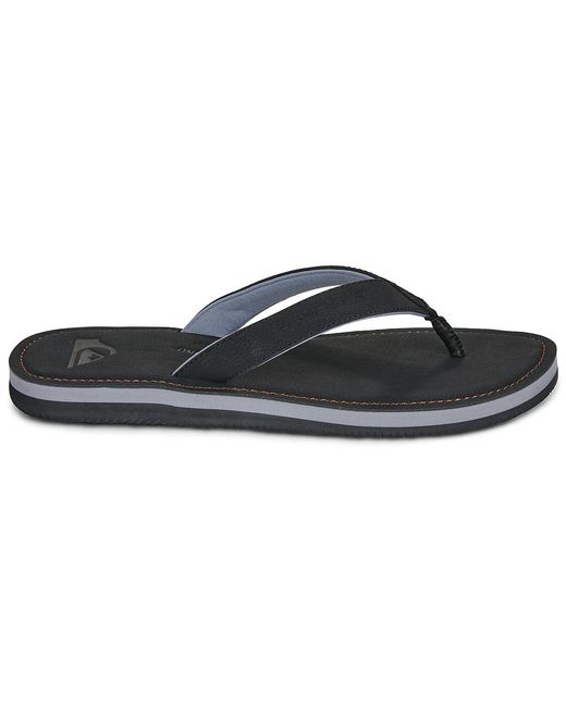 Quiksilver Black Flip Flops / Sandals (shoes) Molokai Nubuck 26 for men
