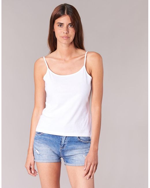 BOTD White Tops / Sleeveless T-shirts Fagalotte