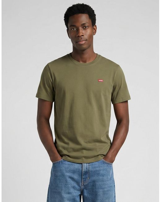 Levi's Green T Shirt Ss Original Hm Tee for men