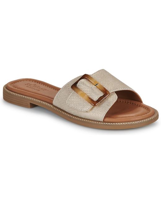 S.oliver Brown Mules / Casual Shoes 2178806-0400