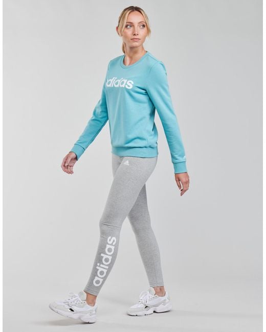 Sport leggings for Women Adidas W LIN LEG GL1383 Black Size 3XL