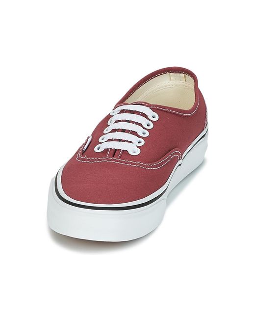 Vans Red Authentic Shoes (trainers)