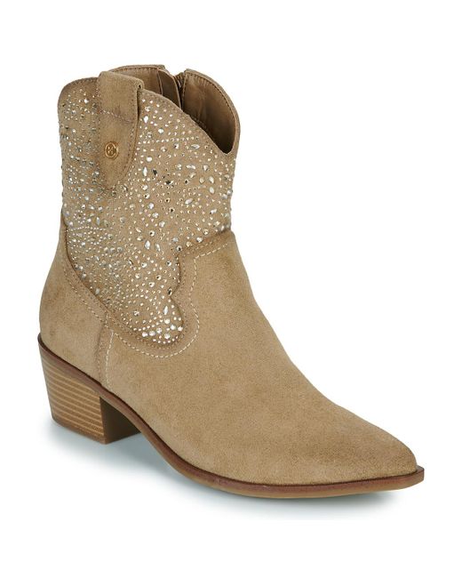 Xti Natural Mid Boots 144309-beige