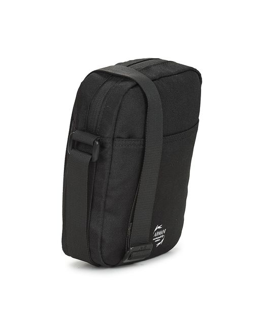 EA7 Black Pouch Train Core U Pouch Bag Small A - Man's Pouch Bag for men