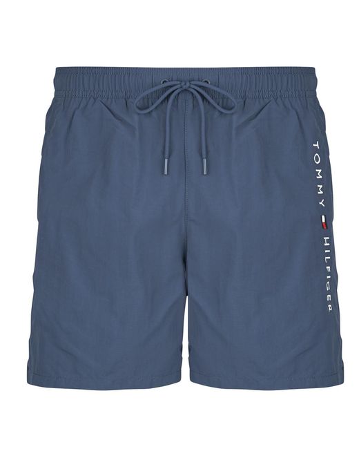 Tommy Hilfiger Blue Trunks / Swim Shorts Medium Drawstring Zip Pocket for men