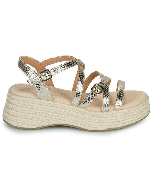 MTNG Metallic Wedge Sandals 59897