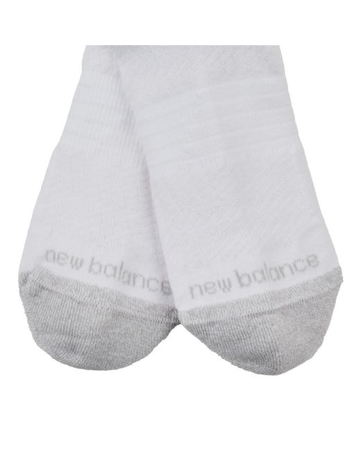 New Balance White Sports Socks Active Cushion Crew Socks 3 Packs