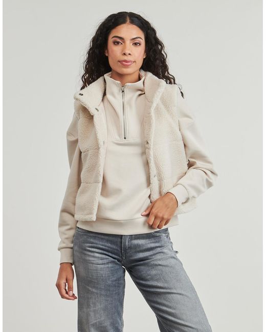 ONLY Natural Duffel Coats Onlsandra Teddy